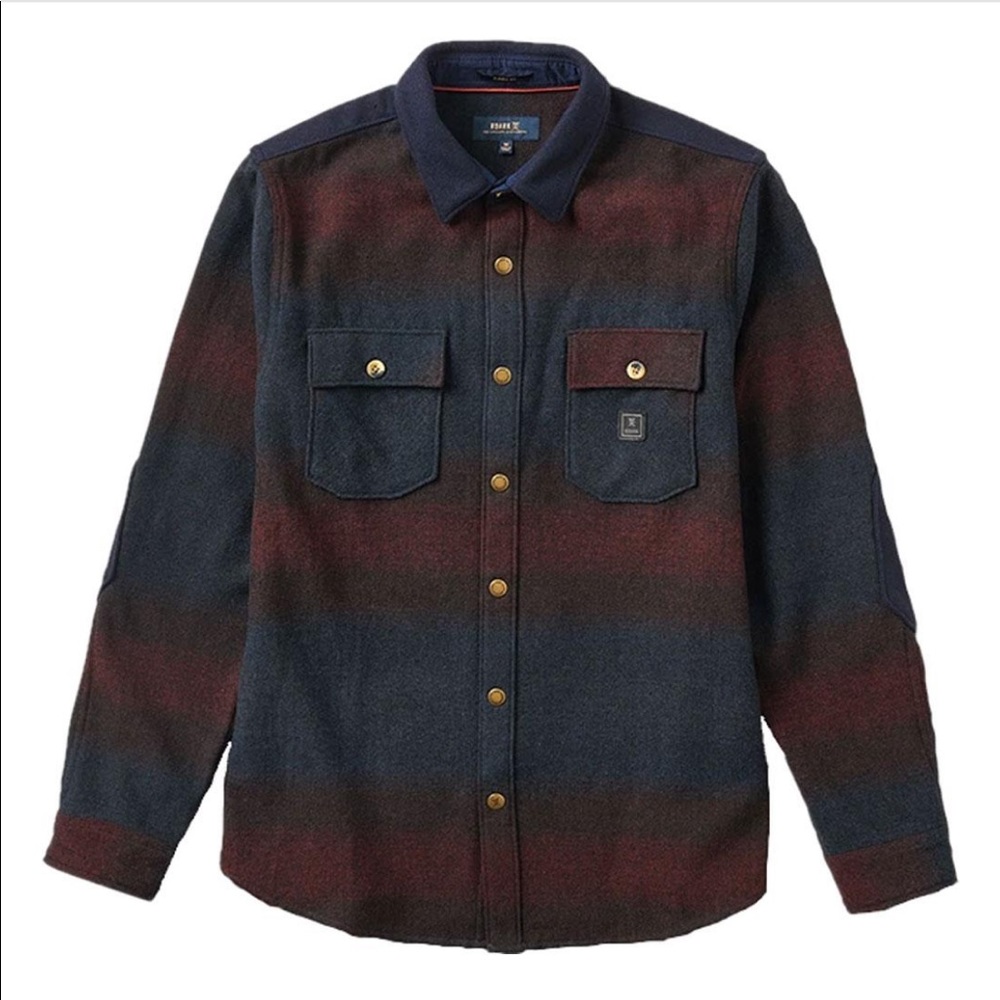 Roark Revival Nordsman Button Up Shirt Wool Blend